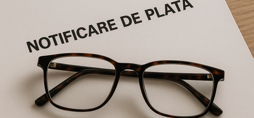 Notificarea de plata - prevederi si conținut