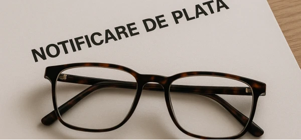 Notificarea de plata - prevederi si conținut